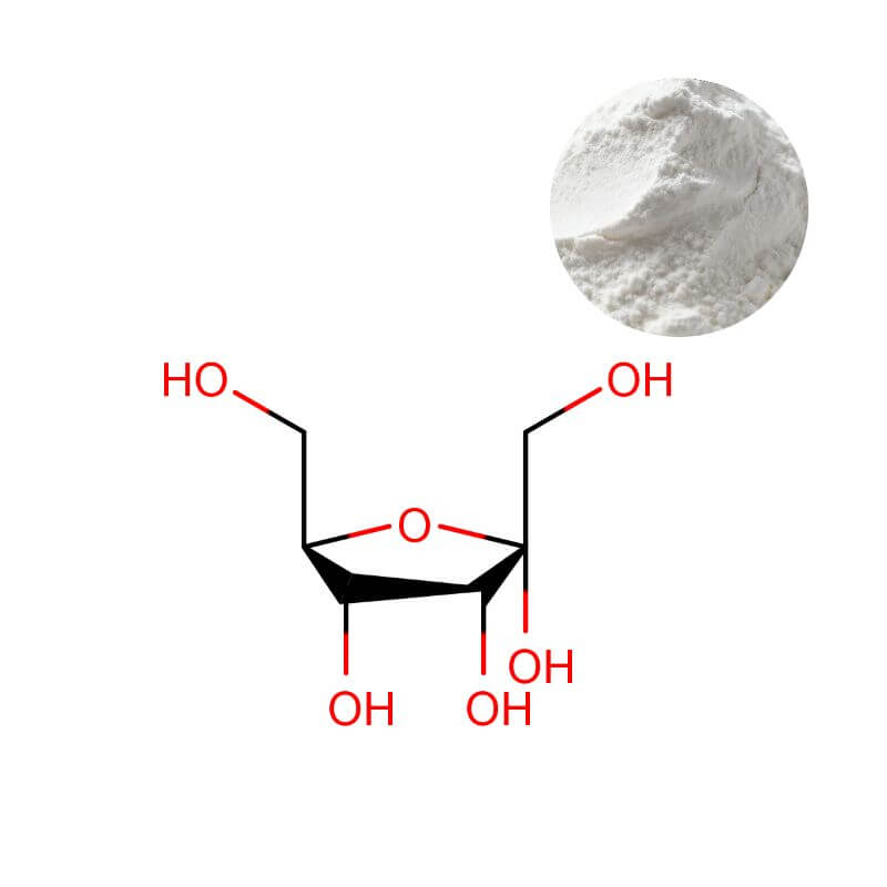 Pure D-allulose crystalline powder with molecular structure for supplement manufacturing