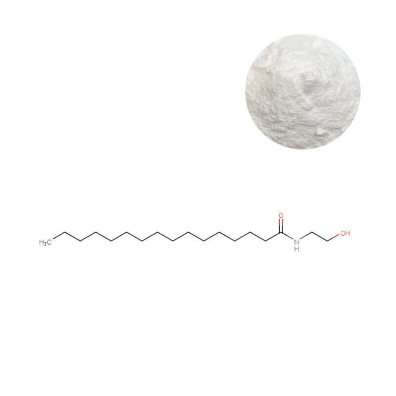 Palmitoylethanolamide (PEA) Bulk Powder with Molecular Structure (C18H37NO2) for Nutraceutical and Functional Food Applications