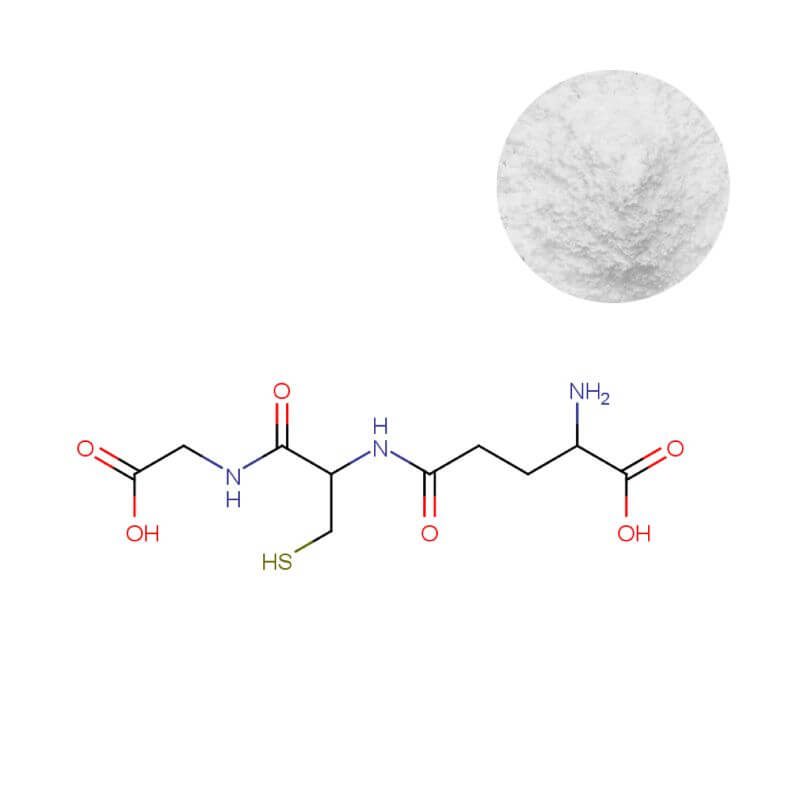 Reduced Glutathione Powder ≥99.0% Purity with Molecular Formula C₁₀H₁₇N₃O₆S - Master Antioxidant Ingredient