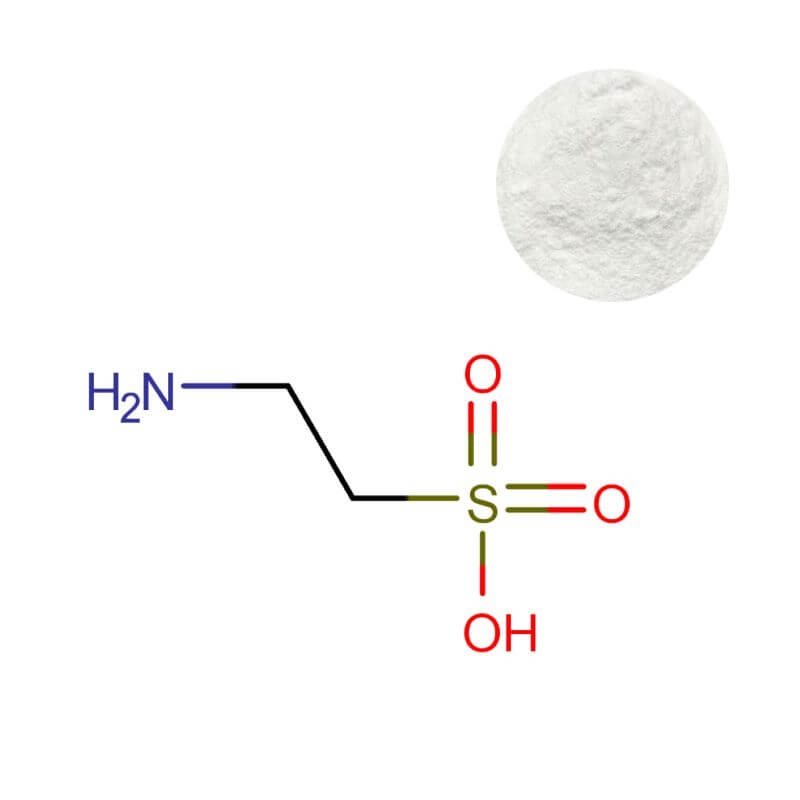 Taurine Powder Crystalline Structure and Molecular Formula C2H7NO3S for Energy Drinks and Supplements