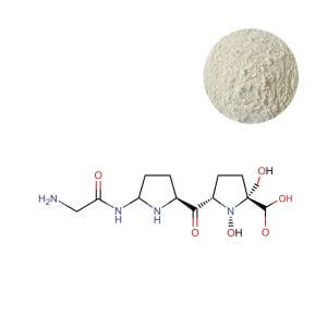 Premium hydrolyzed bovine collagen peptides powder, GMP compliant ingredient.