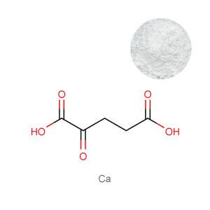 High-purity Calcium Alpha-Ketoglutarate ingredient powder thumbnail for wholesale supply.