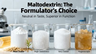 Comparison of Maltodextrin and other carbohydrates