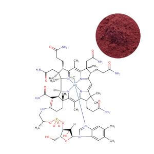 Thumbnail of 99% pure methylcobalamin vitamin B12 powder for bulk dietary supplement supply.