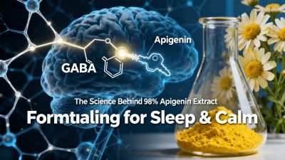 Explore the science of 98% Apigenin Extract for sleep and calm formulations