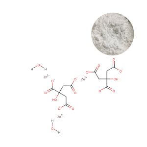 Thumbnail view of high-purity zinc citrate powder for commercial formulation scaling.