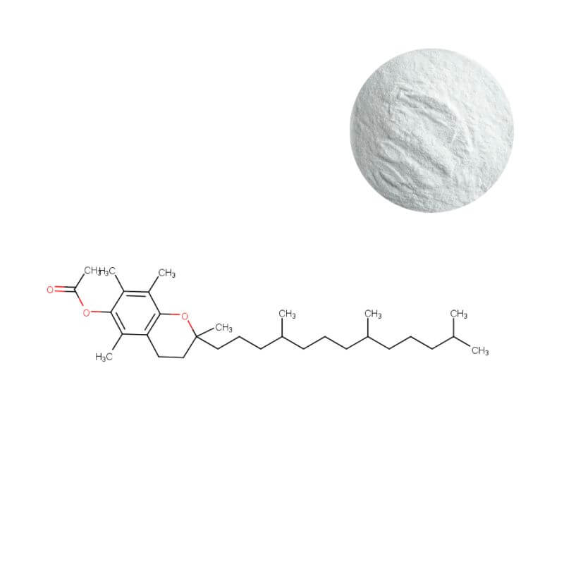 Vitamin E Acetate Powder - Free-Flowing Powder and Molecular Formula (C₃₁H₅₂O₃) for Supplement Manufacturing | Oclean Nutra